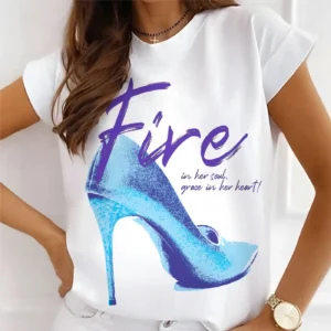 Fire In Her Soul Regular Fit T-Shirt