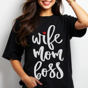 Wife, Mom, Boss Regular Fit T-Shirt