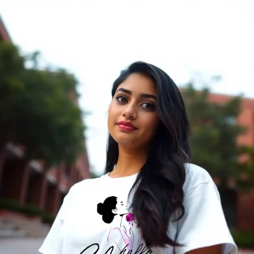 Rose Lady Regular Fit T-Shirt photo review