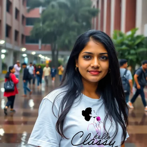 Rose Lady Regular Fit T-Shirt photo review